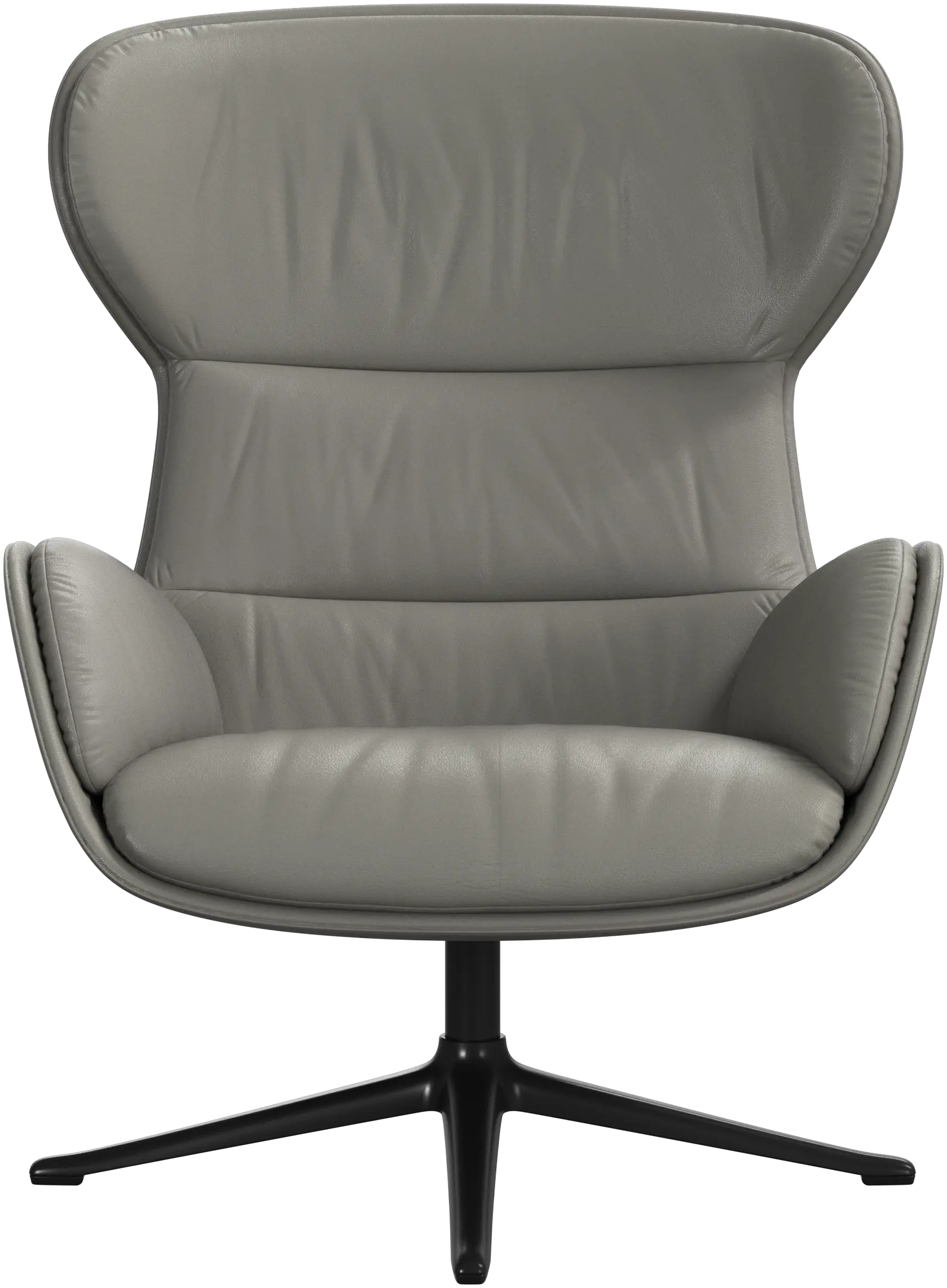 専用　ボーコンセプト　パーソナルチェア　ブラウンレザー BoConcept Squilla アームチェア、回転式 | ボーコンセプト